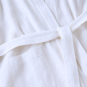 Resim Luz Yıkanmış Keten Kimono Beyaz - XS 