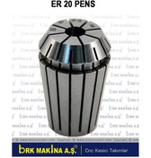 Resim BRK MAKİNA Pens Er20 12mm Cnc Makina Karbür Freze Tutucu 