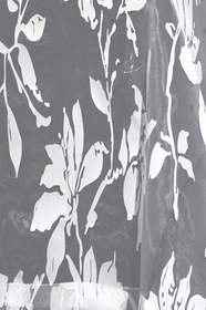 Resim DE'VOR PERDE Desenli Tül Perde, Çiçek Ve Yaprak Desenli Yakma Kumaş, Rustik İçin Kuşgözlü Dikim,Beyaz 350 X 260,24001014 