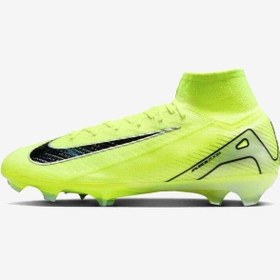 Resim Nike Zm Superfly 10 Elite Fg Erkek Çim Zemin Kramponu Neon Yeşil 