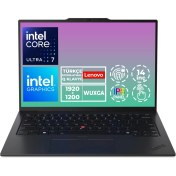 Resim LENOVO ThinkPad X1 Carbon G12 Ultra 7 165U 32GB 1TB SSD 14" WUXGA W11P Dokunmatik Laptop 21KCS0G2TX 
