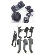 Resim Golf 5 Jetta Kapı Kol ve Cromlu Cam Acma Seti Gri 