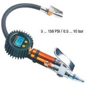 Resim Üstten Dijital Göstergeli Lastik Şişirme Pompası Profesyonel 