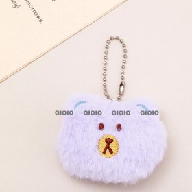 Resim Silver1 Diy Hediye Sevimli Biblolar Yaratıcı Kadın Hediye Öğrenciler Kolye Peluş Anahtarlık Kitap Çantası Kolye (Yurt Dışından) 