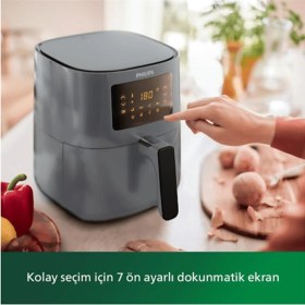 Resim 5000 Serisi Premium Hava Fritözü Beyaz, Sağlıklı ve Lezzetli Pişirme Keyfi 