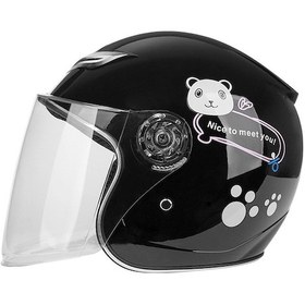 Resim Novahub Sevimli Çocuk Kaskı Siyah, Çocuklar İçin Siyah 