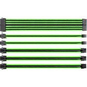 Resim Thermaltake Ttmod Yeşil Siyah Sleeved Kablo Seti 16 Awg Ac-034- 