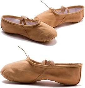 Resim CALLARON Yoga Ayakkabıları Bale Dansçısı Ayakkabıları Tek Bale sı Terliği Kızlar Daireler ları Dans ları Kaymaz Dans ları 