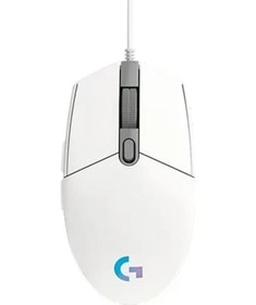 Resim Logitech G304 G102 Lightsync Kablolu Fare Arkadan Aydınlatmalı Mekanik Yan G102 White M221 