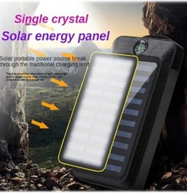 Resim 20.000 mAh Solar Güneş Enerjili Powerbank Led Lamba Özellikli 