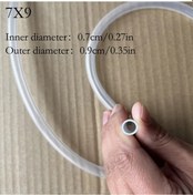 Resim Willowhaven Yüksek Isıya Dayanıklı 7x9 Silikon Tüp 78.74inç Laboratuvar Endüstriyel Esnek 