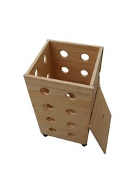 Resim Porz Masif Ahşap Çamaşır Sepeti Diğer 