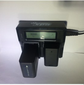 Resim Panasonic Ac8 Şarj Aleti Mdh2 Çiftli Şarj İkili Şarj Cihazları 