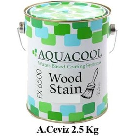 Resim Aquacool Su Bazlı Dış Mekan Verniği A.Ceviz 2.5 Kg 