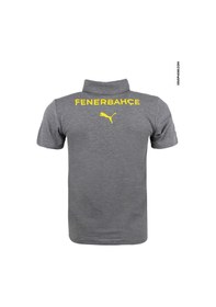 Resim Fenerbahçe Lisanslı 24/25 A Takım Gri Polo T-shirt Gri 