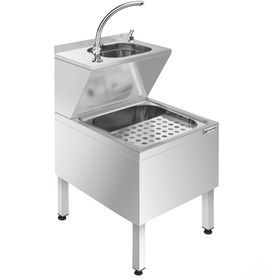 Resim El Yıkama Lavabosu - Sabunluklu - 700 mm Derinlik 