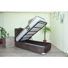 Resim Bengimobilya Baza Başlık Ful Ortopedik Pamuk Pedli Yatak Tay Tüy Silinir Model (303443720) 