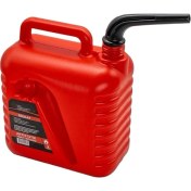 Resim Boşaltma Borulu Plastik Antistatik Benzin Bidonu 5 Litre Akaryakıt Mazot Taşıma Doldurma Depolama 