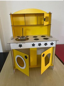 Resim 3 Mm Ahşap Oyuncak Mutfak 