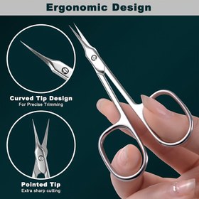 Resim Nail Artı Çıkarmak İçin Profesyonel Tırnak Makası, Paslanmaz Çelikten Yapılmıştır. 