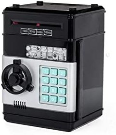 Resim Şifreli Kasa Atm Elektronik Kumbara - Siyah 