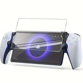 Resim Sony PS5 Portal Ekran Koruyucu - Çizilmeye Dayanıklı, Parmak İzi Geçirmez Temperli Cam Film PlayStation Uzaktan Kumanda Oyuncusu için (1 adet) 
