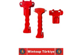 Resim Wintoup #imdatçekici Trafik Oto Ilk Yardım Çantası Çok Fonksitonlu Cam Kırıcı Entegre Kemer Kesici 2 In 1 