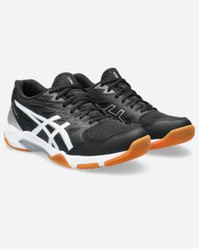 Resim Asics GEL-ROCKET 11 Kadın Siyah Beyaz Voleybol Ayakkabısı 1072A093-002 