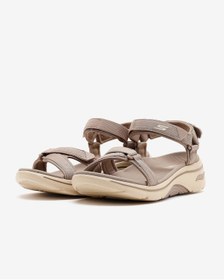Resim Skechers Go Walk Arch Fıt 2.0 Sandal Kadın Bej Sandalet 140876 Tpe Bej 