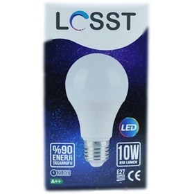 Resim LOSST 10w 4000k E27 Tasarruflu Led Ampul 810lm 5 Adet 