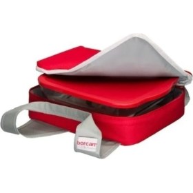 Resim Özbience Kare Borcam Tepsi Seti Kapaklı, Şık ve Dayanıklı Mutfak Gereçleri 