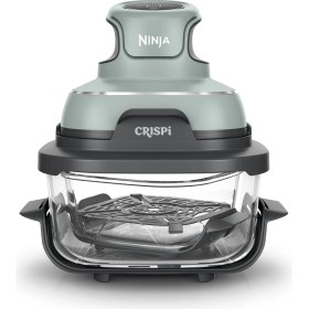 Resim Ninja Crıspi 4-In-1 Taşınabilir Cam Hazneli Pişirme Sistemi - Sage Green 