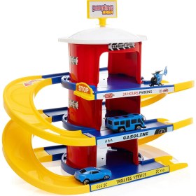 Resim Toyflyer 17 Parça Otopark Garaj Seti 