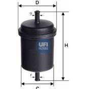 Resim UFI 31.512.00 UFI BENZİN FİLTRESİ TEMPRA UNO 70 1.4 1.6 JETRONIK 