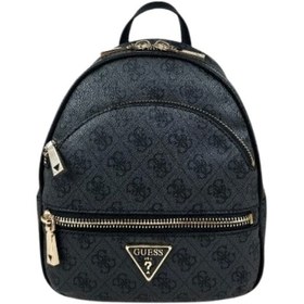Resim Guess Kadın Siyah Manhattan Sırt Çantası Antrasit 