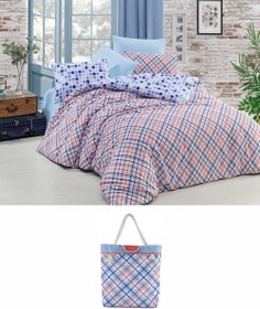 Resim Soley Freebag Ranforce Nevresim Takımı Checker Çift Kişilik 200x220 Cm 
