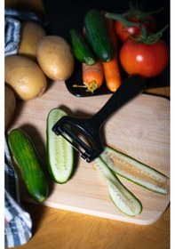 Resim Solingen Simli Siyah Sapan Soyacak Paslanmaz Alman Çeliği, Ergonomik Sap, Yüksek Keskinlik-206 Siyah 