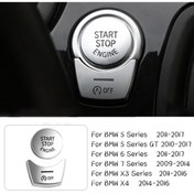Resim YıldızTuning Bmw X3 Start Stop Tuş Yenileme Silver 2011-2016 