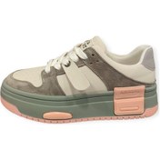 Resim Guja 24k358-3 Kalın Taban Kadın Sneakers Spor Ayakkabı Haki 