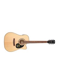 Resim Cort Ad880cenat Elektro Akustik Gitar Çantalı Natürel - Ladin K 