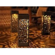 Resim Dekoratif Solar Güneş Enerjili Bahçe Aydınlatması Yürüyüş Yolu Seti ( 8 Adet ) 