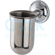 Resim ÇELİK BANYO Bella Montajlı Diş Fırçalık Krom 