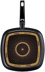 Resim Tefal Titanyum 1X SimpleCook 26 Cm Difüzyon Tabanlı Izgara Tava - 2100118532 