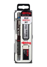 Resim Rotring Tikky Versatil Kalem 0.7 MM Okul Seti Bordo 