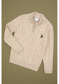 Resim U.S. Polo Assn. U.s. Polo Assn. Erkek Çocuk Taş Kazak /triko 50315628-vr049 Taş Rengi 