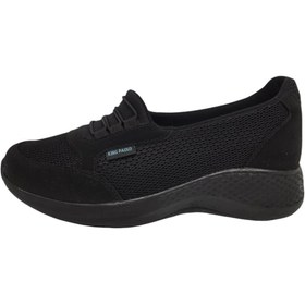 Resim King Paolo U6600 Krakers Siyah Bayan Spor Ayakkabı 