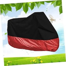 Resim SOIMISS Motosiklet Örtüsü Motosiklet Yağmur Kılıfı 210d Su Geçirmez Yağmurluk 