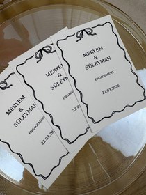 Resim Fiyonk Tasarım Masa kartı 