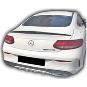 Resim Mercedes W205 C Serisi Uyumlu Coupe Spoiler Boyasız 