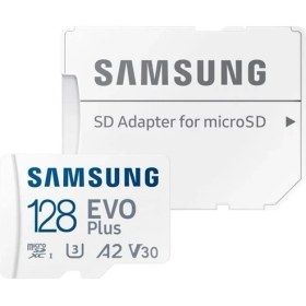 Resim <![cdata[samsung Microsd 128GB Evo Plus MB-MC128KA/TR Hafıza Kartı]]> 